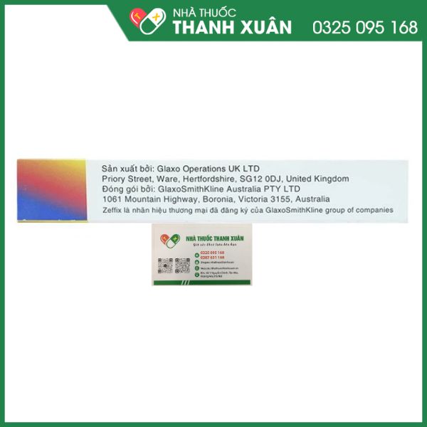 Zeffix - Thuốc kháng virus, trị viêm gan B (2 vỉ x 14 viên)